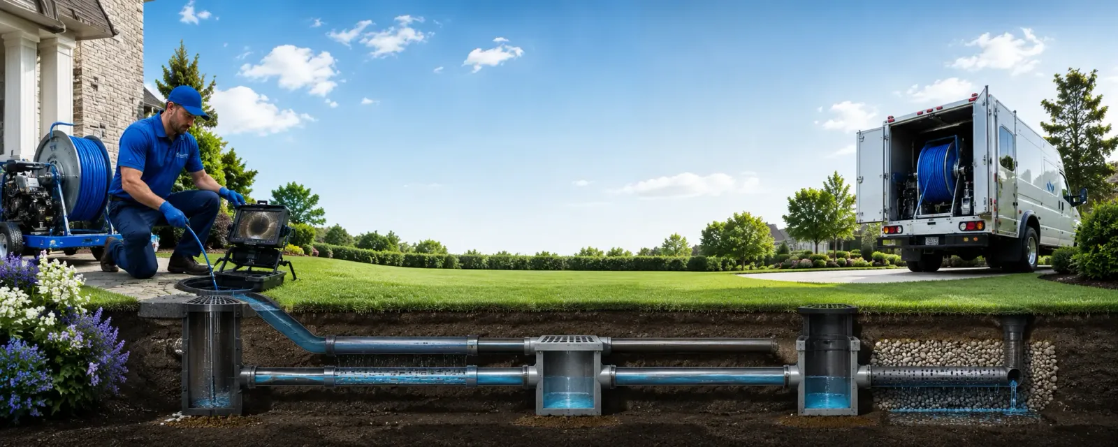 Outdoor drain cleaning information for Bogata, TX